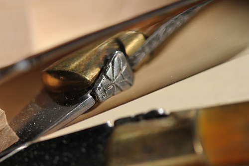 Reflet dans une lame miroir