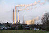 Blick auf das Kraftwerk Scholven (Gelsenkirchen-Scholven) / 24.12.2022
