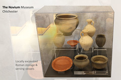 Roman pots & flasks Novium Museum Chichester 11 2 2019 Roman pots & flasks Novium Museum Chichester 11 2 2019
