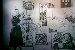 Nadia Léger dans son atelier