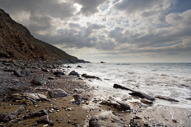 Afternoon light on The Strangles beach