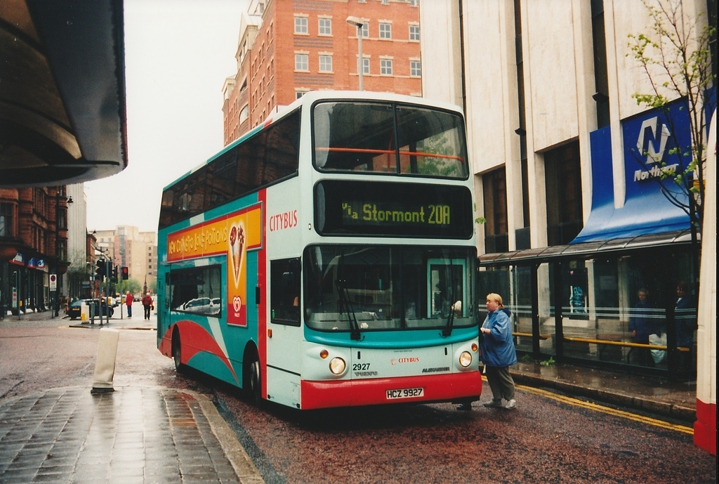 Citybus (Belfast) HCZ 9927 - 5 May 2004