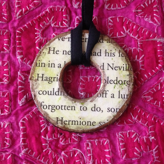 Harry Potter Word Washer Pendant