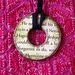Harry Potter Word Washer Pendant