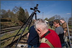 Gerangel an der Bahnsteigkante