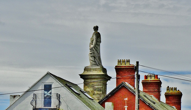 Admiral Collingwood among the chimneys!!