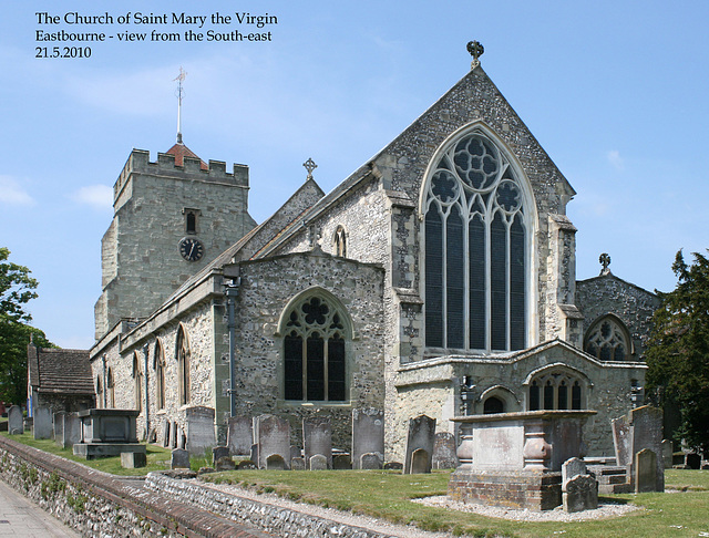 St Mary's Eastbourne from SE  21 5 2010