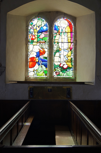 Stained glass window