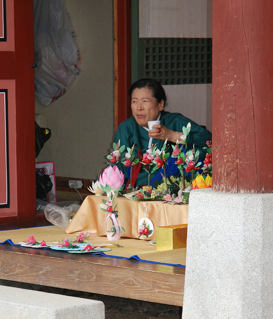 Südkorea: Souvenir shop im Palast-Museum