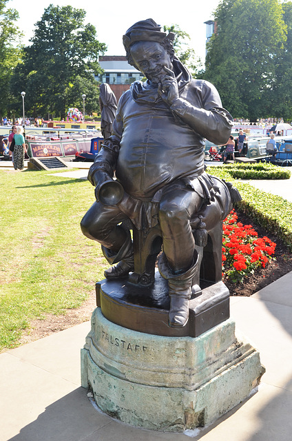 Stratford-upon-Avon, The Monument to Shakespeare and His Heroes (Falstaff)