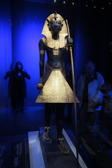 Wooden guardian statue of the Ka of Tutankhamun