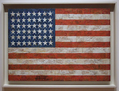 Flag by Jasper Johns in the Museum of Modern Art, October 2010