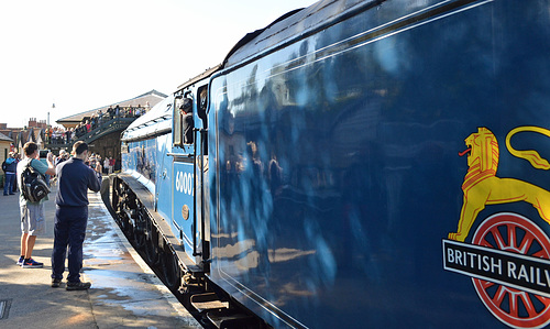 60007 Sir Nigel Gresley Arriving at Pickering