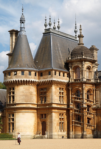 Waiting at Waddesdon Manor