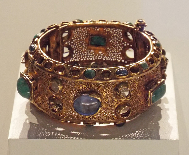 Roman Bracelet in the Getty Villa, June 2016