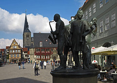 Marktplatz Quedlinburg...