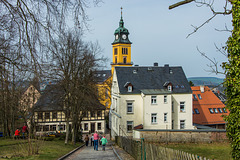 Blick hinunter zur Pfarrgasse