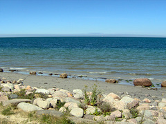 Blick auf den Fehmarnbelt bei Puttgarden