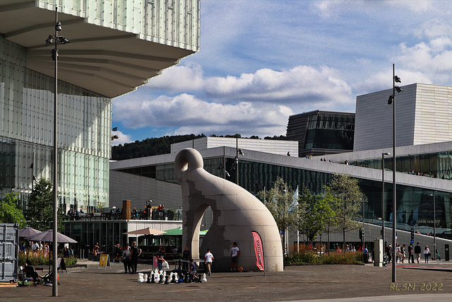 Oslo, Öffentliche Bibliothek und Opernhaus