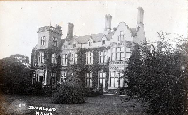 Swanland Manor, East Riding of Yorkshire, (Demolished c1935)