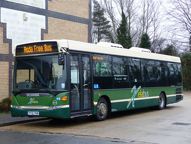 Xelabus 414 at ASDA Fareham - 22 January 2016