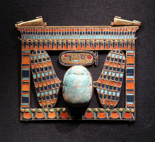 Winged scarab pectoral