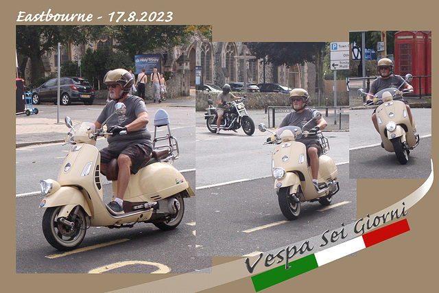 Vespa Sei Giorni Eastbourne 17 8 2023