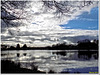 Winter reflections over the lake