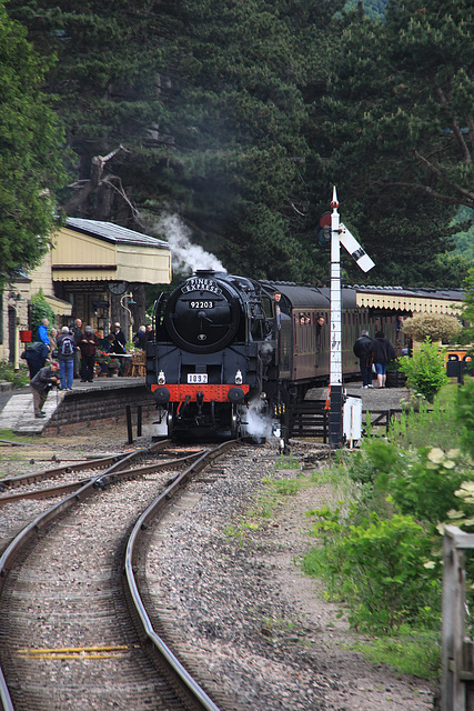 At the Gloucester & Warwickshire Railway