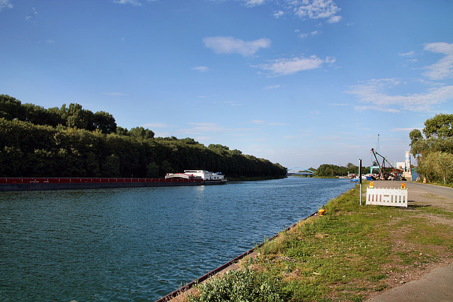 Wesel-Datteln-Kanal am Güterhafen Dorsten / 19.07.2020