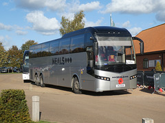 Neals Travel OIG 6926 (BX12 CUJ) at Newmarket Racecourse - 14 Oct 2023 (P1160746)