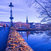 Dumbarton Bridge and the River Leven - IRChrome