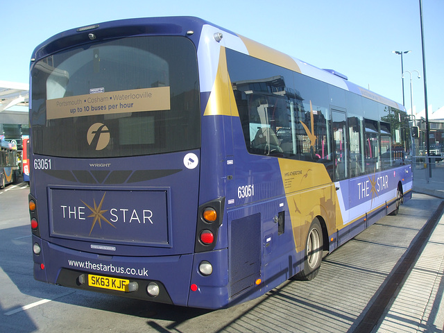 DSCF4270 First 63051 (SK63 KJF) in Portsmouth - 2 Aug 2018