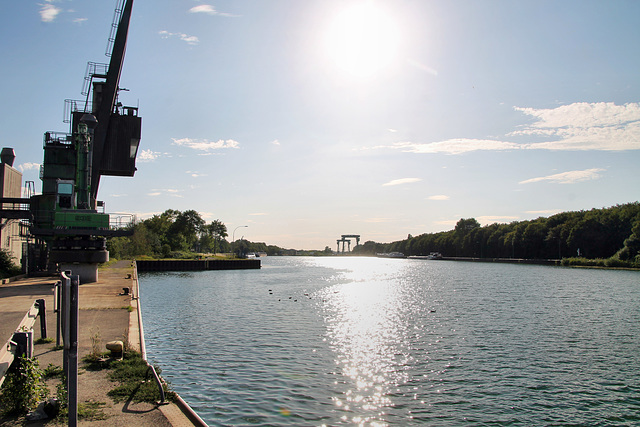 Wesel-Datteln-Kanal, Güterhafen Dorsten / 19.07.2020