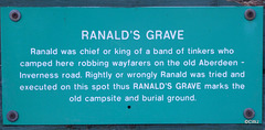 Ranald's Grave descriptor