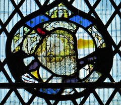 linton church, cambs , c16 glass fragments  (1)