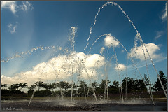 Wasserspiele im  Bürgerpark