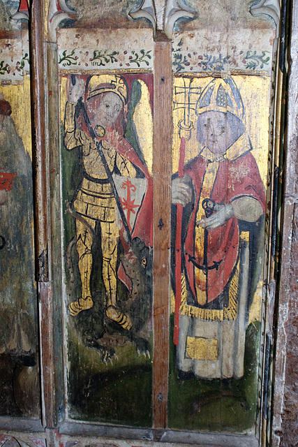 Detail of Screen, Westhall Church, Suffolk