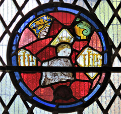 linton church, cambs , c16 glass fragments