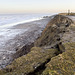 Coastal erosion near Skipsea, East Yorkshire.