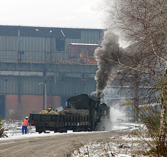 Steelworks steam