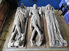 little horkesley church, essex  (12) c14 wooden tomb effigies