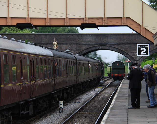 At the Gloucester & Warwickshire Railway