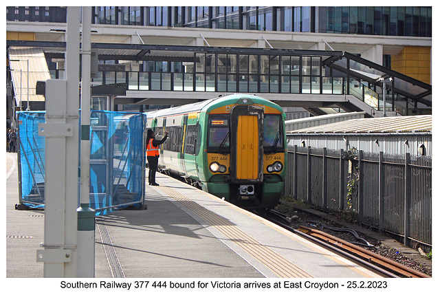 Southern 377 444 East Croydon 25 2 2023