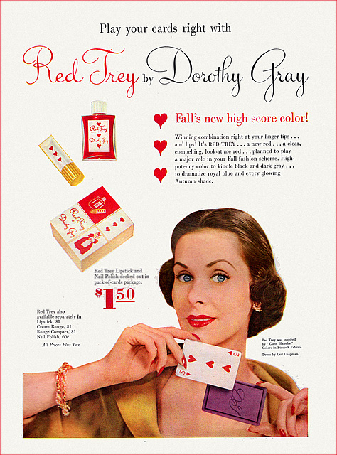 Dorothy Gray Cosmetics Ad, 1950
