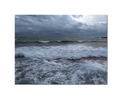 Ciel d'orage à Port de Bouc