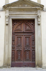 carved doors