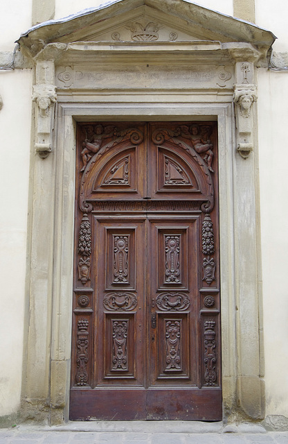 carved doors