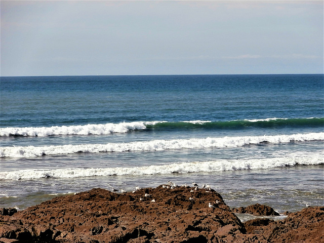 Lovely calm sea with just small waves