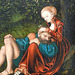 Detail of Samson and Delilah by Cranach in the Metropolitan Museum of Art, February 2019